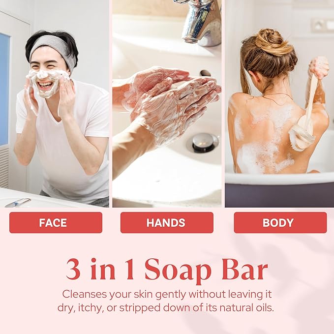 Wavertree & London Japanese Plum Scented Natural Soap (8 Bars), 7oz Moisturizing French Triple Milled Soap Bars enriched with shea butter - Pure Plant Oil Bath & Body Bars for All Skin Types
