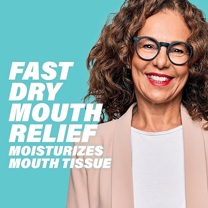 ACT Dry Mouth Anticavity Zero Alcohol Fluoride Mouthwash, Soothing Mint, 33.8 fl. oz.