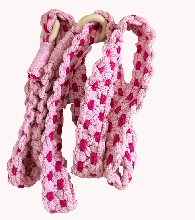 kiido Macrame Yoga Mat Carrying Strap [MAT NOT Included], Hand Woven Multi-use Strap/Carrier for Your Yoga Mat, Exercise Mat