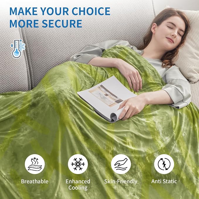 Guohaoi Cooling Blanket for Hot Sleepers and Night Sweats 50"x70" Twin Size | Arc-Chill Q-Max >0.5 Cool Fiber,100% Oeko-Tex Certified Lightweight Summer Blanket for Travel/Outdoor Ultra Cold Breathable