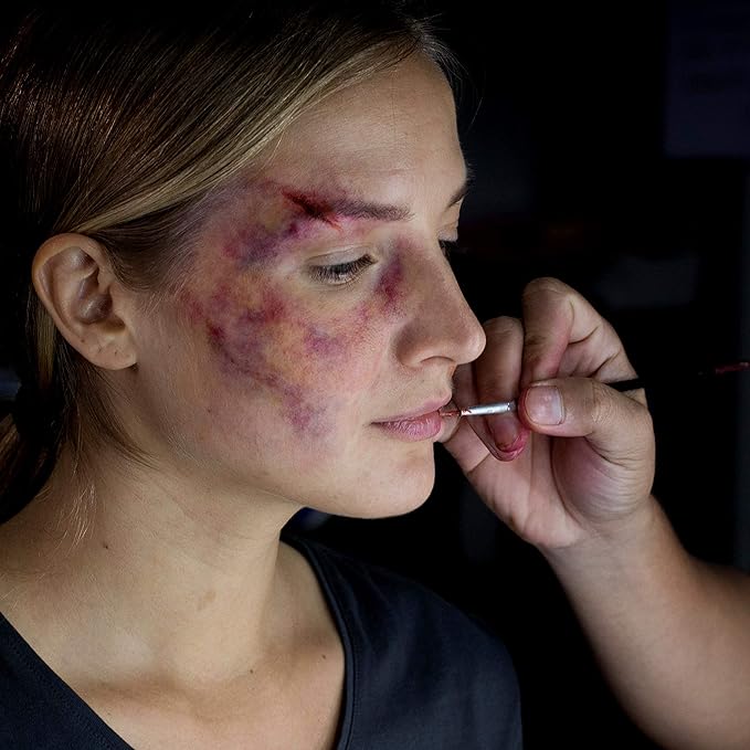 Narrative Cosmetics FX Alcohol-Activated Palette, Activator, and Remover Kit, Professional SFX Makeup Set Multicolor