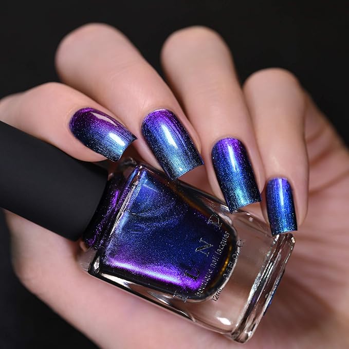 ILNP Shockwave - Vivid Blue to Purple Ultra Chrome Nail Polish