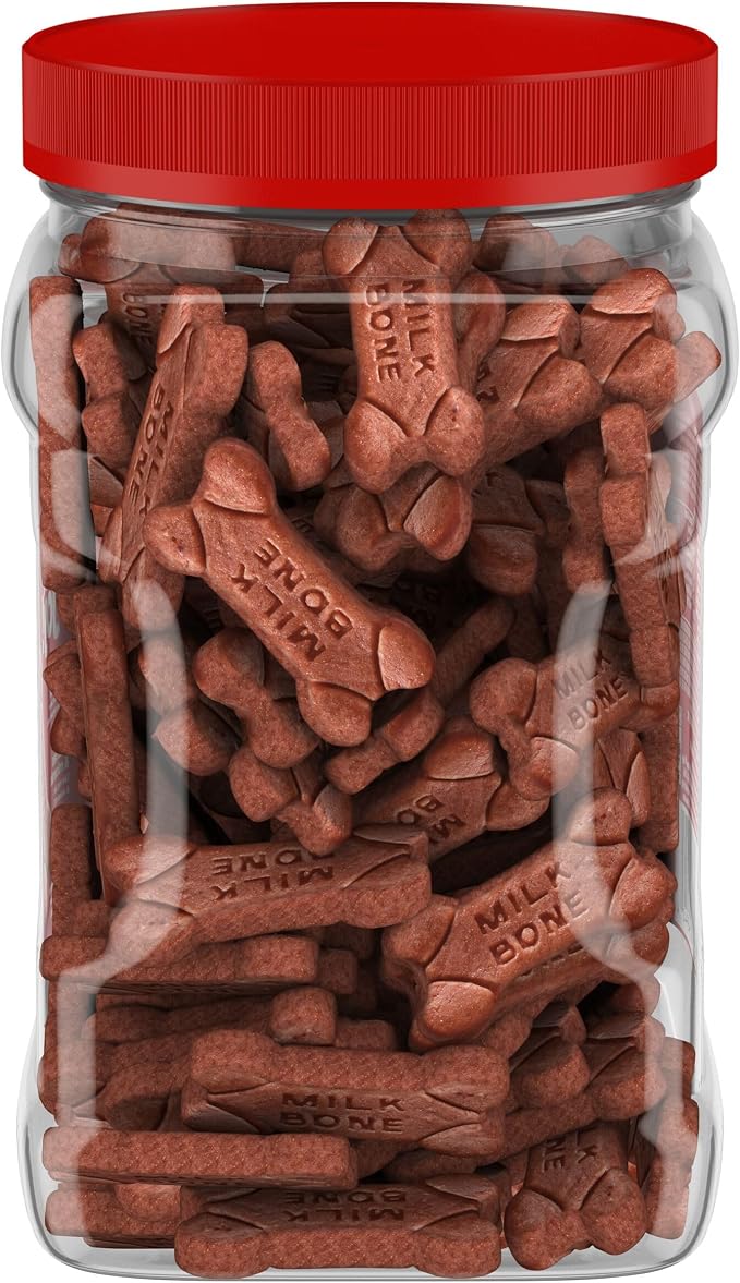 Milk-Bone Soft & Chewy Dog Treats, Made with Real Bacon, 25 Ounce Canister