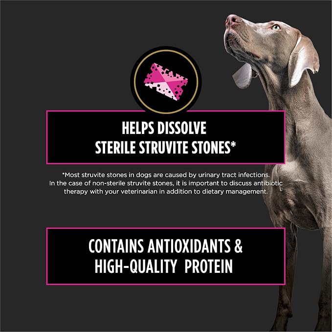 Pro Plan Veterinary Diets Purina UR Urinary Ox/St Canine Formula Dog Food Dry Kibble - 6 lb. Bag
