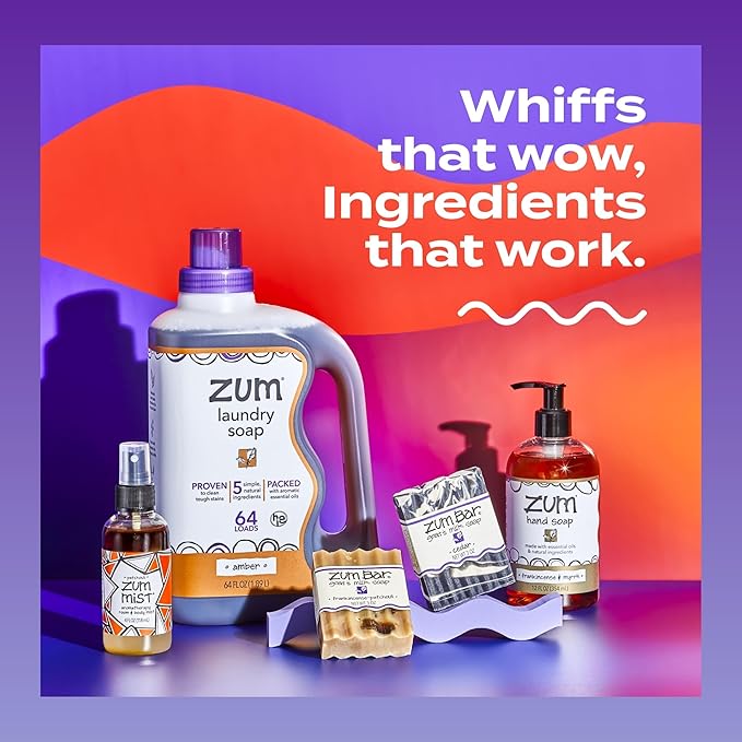 Zum Indigo Wild Hand & Body Lotion - Natural Hand Lotion for Dry Hands - Body Lotion for Women & Men - Body Moisturizers Include Shea Butter - Frankincense & Myrrh Scent - 6 fl oz (2 Pack)