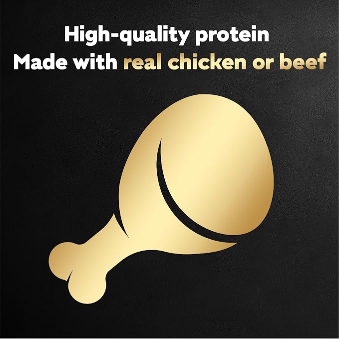 Cesar Mini-Pouch Wet Dog Food, Filet and Chicken, 1.76 oz, 20 Count, 2-Pack | Filet Mignon & Rotisserie Chicken, real chicken or beef, no fillers/artificial flavors, easy peel-and-serve, filets in gravy