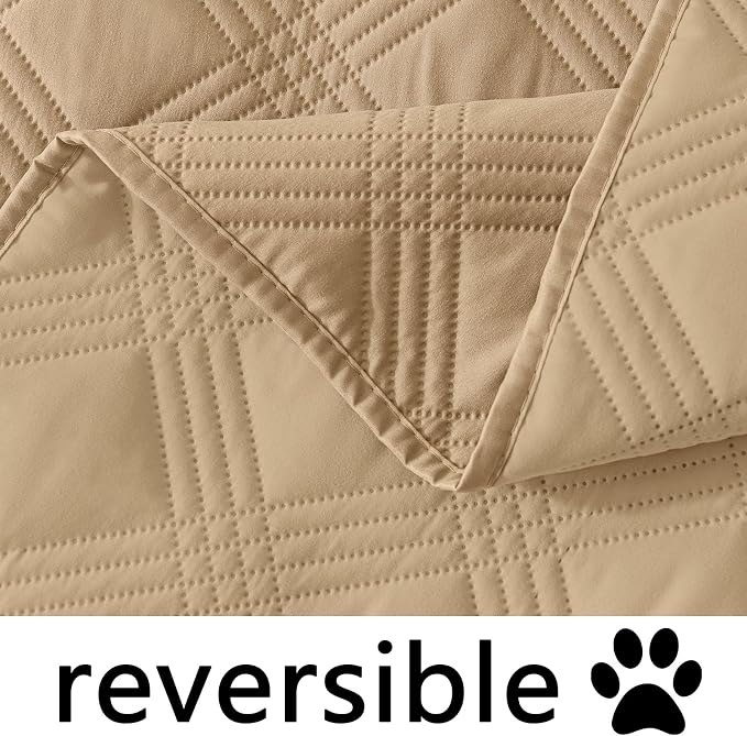 Waterproof Reversible Dog Blanket, Soft Couch Cover for Dogs Washable | Dual-Sided Waterproof Pet Bed Blanket, Resist Stains Spills & Pet Hair, Practical Furniture Protector For Pets, Size 30"x70"