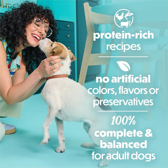 Purina Beneful Small Breed Wet Dog Food Variety Pack, IncrediBites With Real Beef, Chicken and Salmon - (2 Packs of 12) 3 oz. Cans