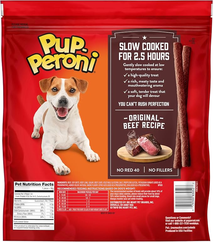 Pup-Peroni Original Beef Recipe Dog Treats, 38 Oz. Bag