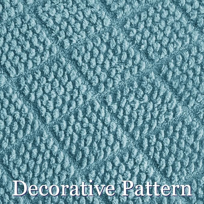 Whale Flotilla Soft Fleece King Size Blanket for Bed, Slate Blue | Jacquard Waffle Blankets for Home Decor, Lightweight and Cozy, All Season Suitable, 90x104 Inch