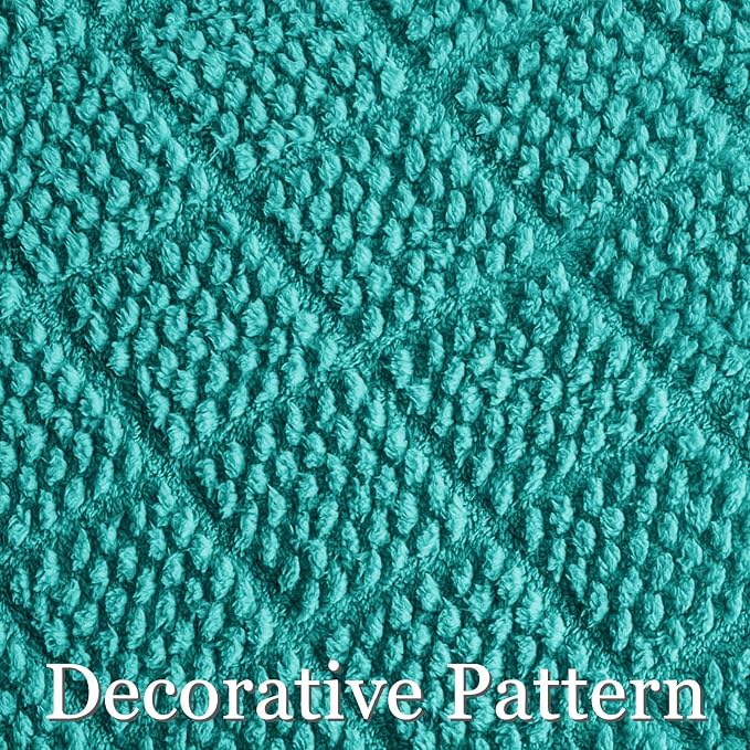 Whale Flotilla Soft Fleece Queen Size Blanket for Bed, Teal | Jacquard Waffle Blankets for Home Decor, Lightweight and Cozy, All Season Suitable, 90x90 Inch