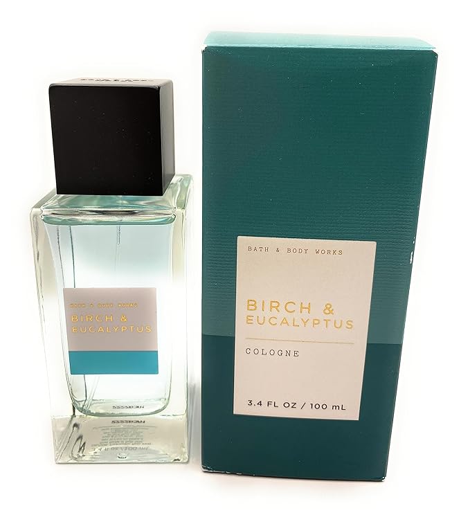 Bath & Body Works Birch & Eucalyptus Men's Fragrance 3.4 Ounces Cologne Spray