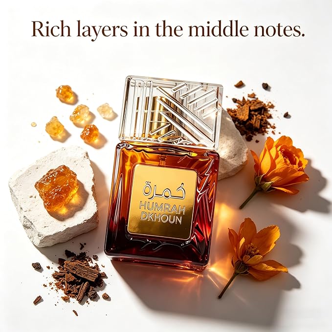 A CENTER Men’s Fragrance Collection: Humrah, Buni, Dkhoun & Klamath Deliure | 4-Bottle Set 3.4 Fl Oz Each | Long Lasting Smoky Spice, Amber & Intense Wood Cologne Library | Perfume Gift Daily Use