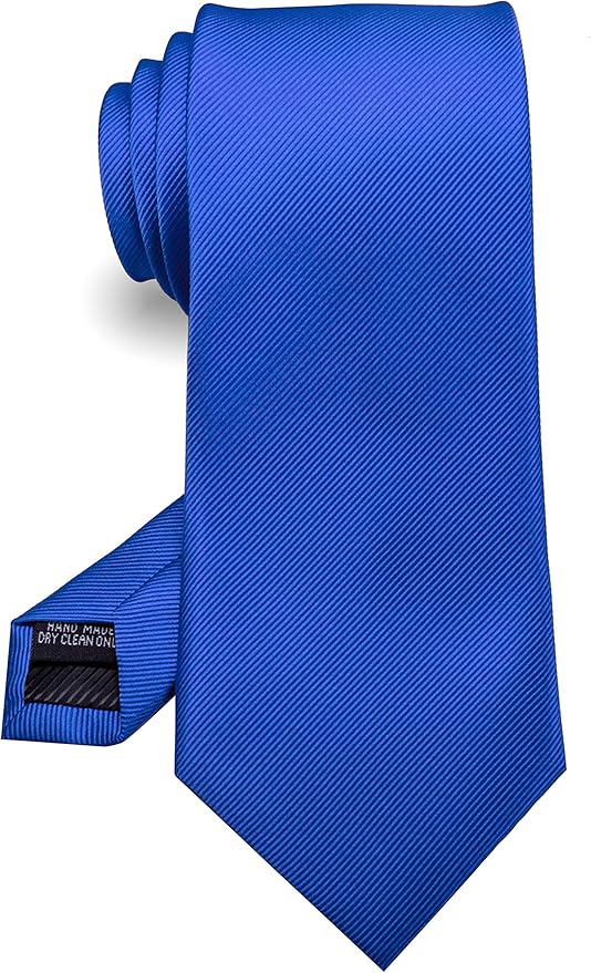 RBOCOTT Solid Color Tie Formal Necktie for Men