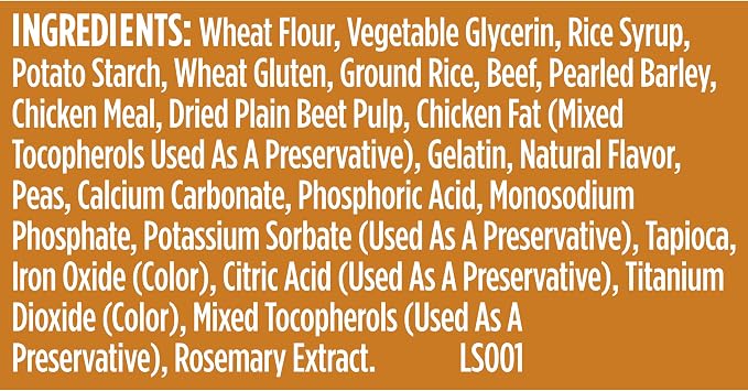 Nutrish Soup Bones Beef Dog Chews, 23.1 oz. Bag (11 Treats) (Rachael Ray) | Rawhide-Free, Contains No Artificial Flavors or By-Product Meals, Soft Texture, Easy on Gums, Resealable Bag