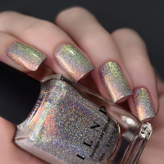 ILNP Fired Up - Fiery Orange to Green Color Kissed Ultra Holo Nail Polish