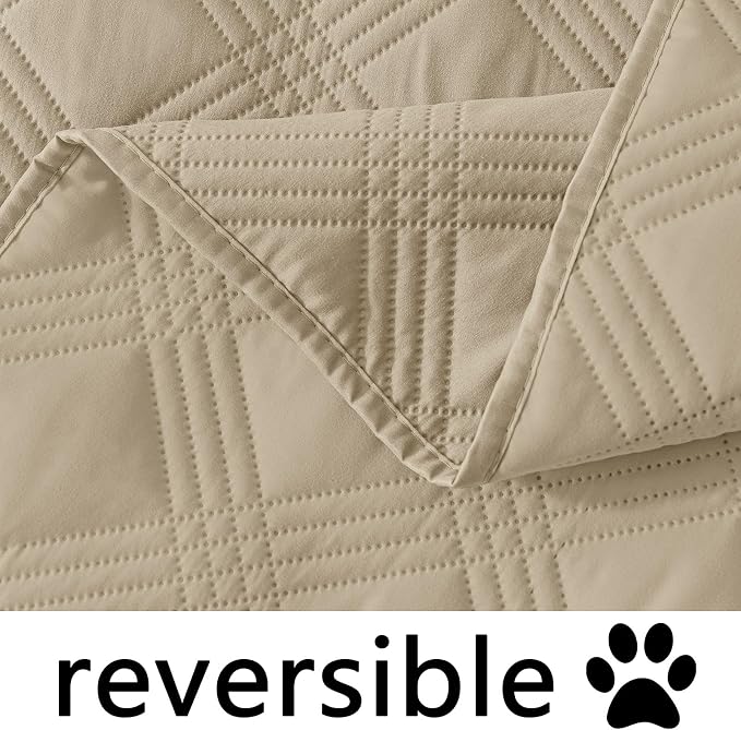 Waterproof Reversible Dog Blanket, Soft Couch Cover for Dogs Washable | Dual-Sided Waterproof Pet Bed Blanket, Resist Stains Spills & Pet Hair, Practical Furniture Protector For Pets, Size 40"x70"