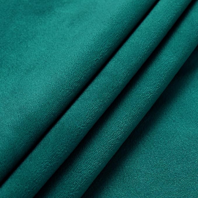 NiNi ALL Teal Velvet Throw Pillow Covers 22x22 Pack of 2 Decorative Couch | Soft Solid Boho Cushion Squar Pillow Cases for Chair Sofa Bedroom Farmhouse Living room Modern Luxury Home Decor Christmas