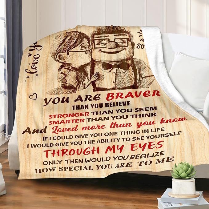 Anniversary Romantic Gifts for Women, To My Wife Blanket from Husband | Birthday Gifts for Wife - I Love You Gift for Her - Christmas Valentines Mothers Day Gift Ideas - Wife Blanket 60"x80"