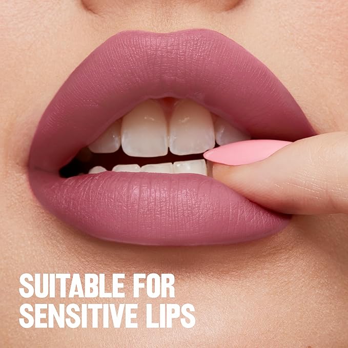 Revlon ColorStay Limitless Matte Liquid Lipstick, Vegan Formula, No-Budge, Longwear Lip Color, Long Lasting, Lightweight/Comfortable, Waterproof, 005 Strut, 0.17 fl oz