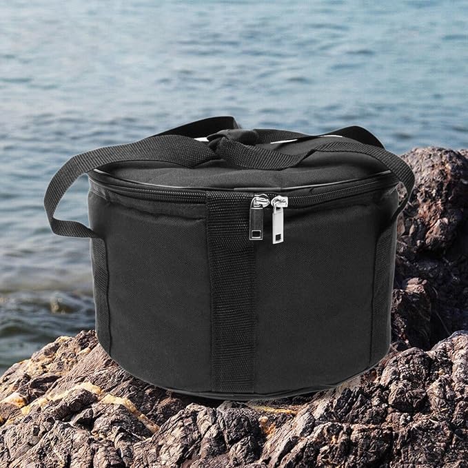 DuskHaven Carrying Bag Storage Case Portable Padded Liner Oxford Dedicated Mallet Pocket Suitable for Meditation Yoga Practice Camping