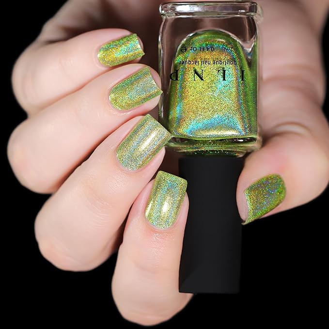 ILNP Sundance - Unique Key Lime Yellow Ultra Holographic Nail Polish