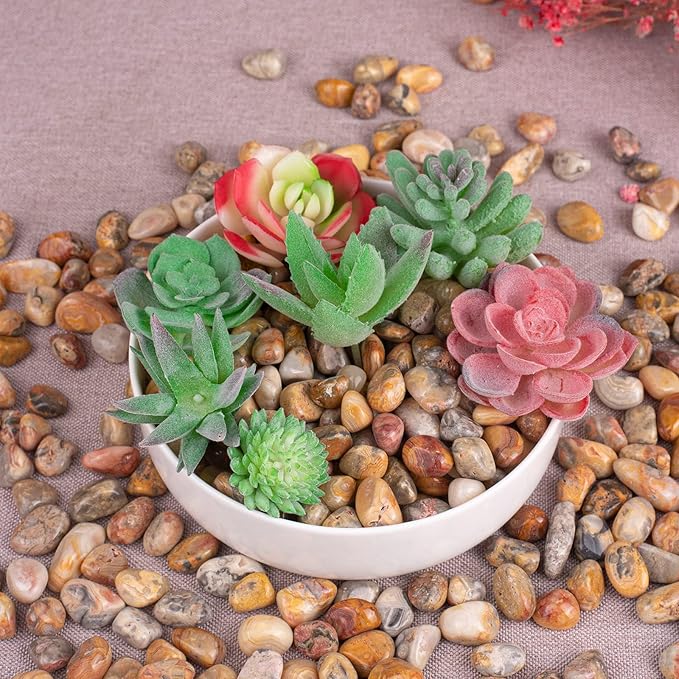 Polished Crazy Lace Agate Crystal Chips Set, 0.4", 128 Pcs - 10 Oz Handpicked Tumbled Stones and Crystals Bulk for Healing, Reiki, Meditation, Witchcraft and Home Decor