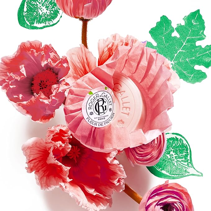 ROGER & GALLET | Body Wash & Body Soap for Women | Fleur de Figuier - Fig Blossom 3 x 3.5 oz