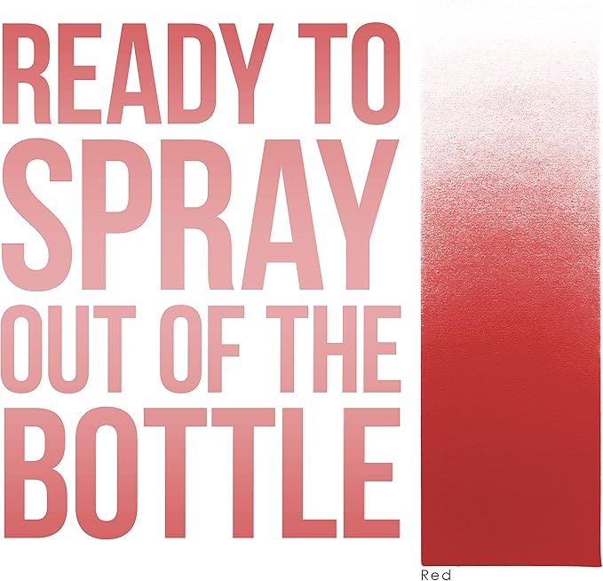 Custom Body Art Red Airbrush Body Paint 1oz - Alcohol-Based, Waterproof, Body Paint for Adults, Cosplay, Temporary Tattoos