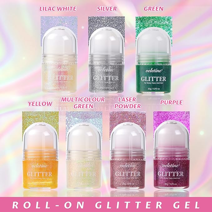 Body Glitter,20g/0.7 oz (Yellow)