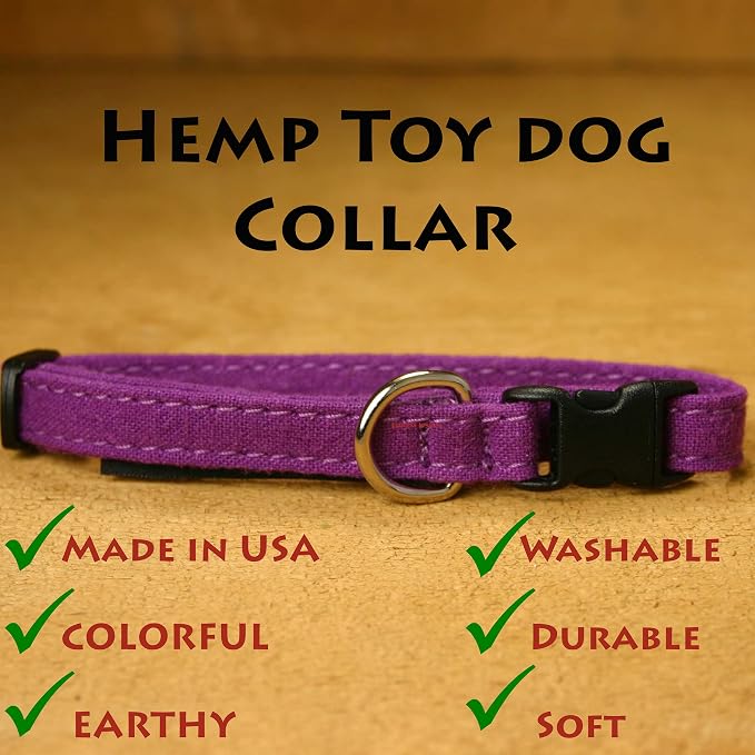Toy Dog Collars (Plum)