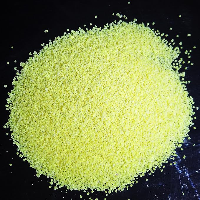 TWINKLING Glow in The Dark Crushed Glass, Broken Glass Glitter, Glow in The Dark Stones Gems Chips for DIY Resin Art Epoxy Crafts, Nail Art, Jewelry Making, Geode Painting, 0.85mm(100g) (Gold Yellow)