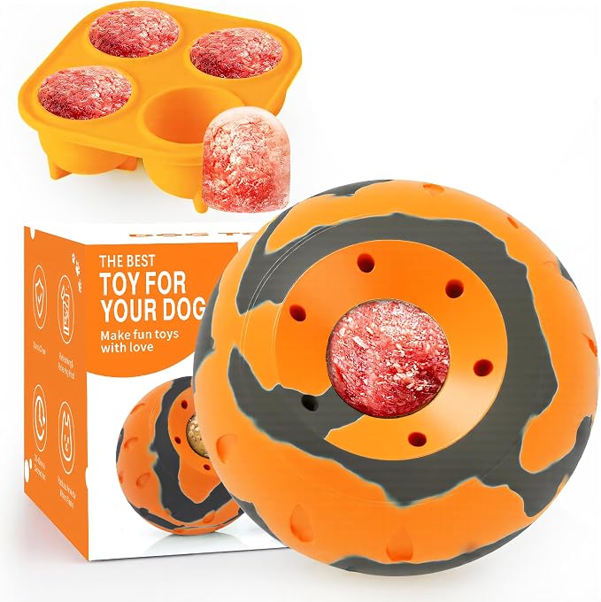 Dog Toys for Medium Dogs, Refillable Frozen Treat Dispenser, Chew Toys