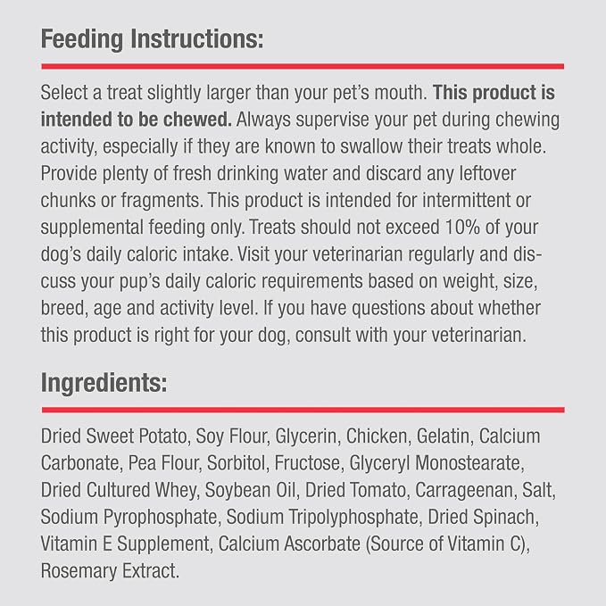 DreamBone Small DinoChews Rawhide-Free Dog Treats, 14 Count | No Grain Added, Daily Chew, Digests Safely and Completely, Made With Real Protein, Chicken and Veggies, For Adult Dogs