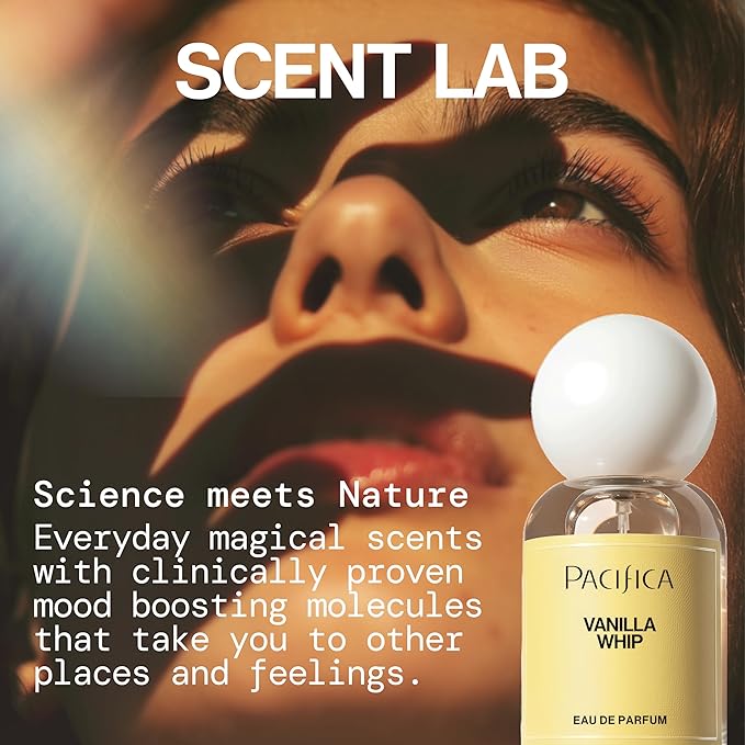 Pacifica Vanilla Whip Eau de Parfum, Female, Liquid, 1 Fl Oz, Vanilla, Vegan, Long Lasting, Paraben Free