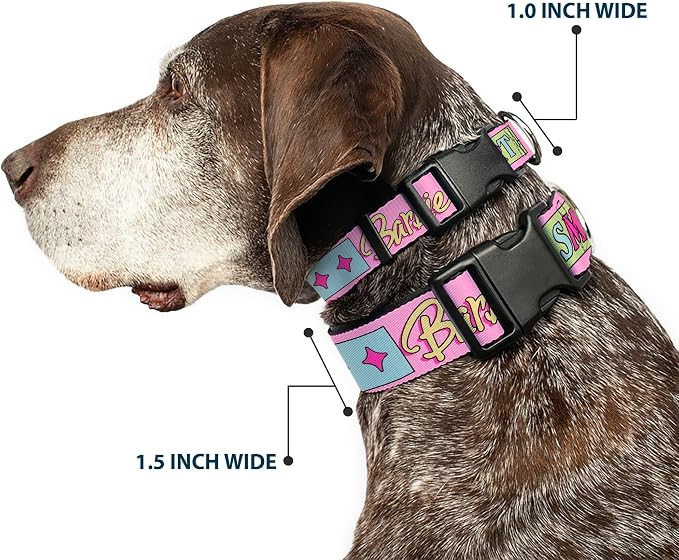 Barbie Plastic Clip Dog Collar