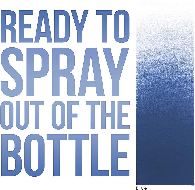 Custom Body Art Blue Airbrush Body Paint 1oz - Alcohol-Based, Waterproof, Body Paint for Adults, Cosplay, Temporary Tattoos