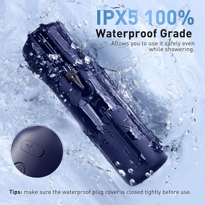 Ear Wax Removal - Electric Ear Irrigation Flushing System with 4 Pressure Modes, Ear Cleaner with Camera, 1080P Otoscope, Ear Cleaning Tool with 7 Pcs Ear Set, Safe and Effective Earwax Removal Kit
