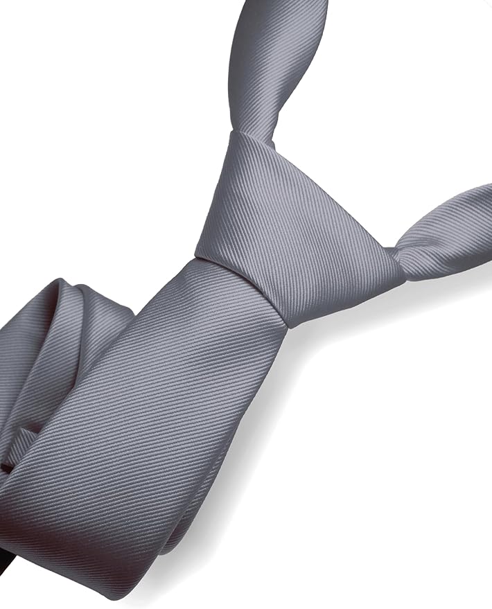 RBOCOTT Solid Color Tie Formal Necktie for Men