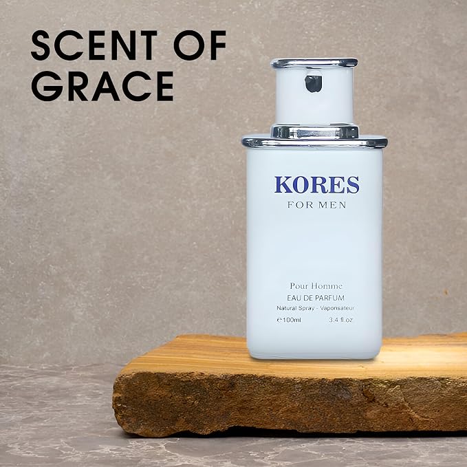 AFLUXE Kores Men's Perfume–Sophisticated & Refined Fragrance with Citrus,Spicy Notes,and Warm Woody Undertones–Long Lasting Scent for Elegant Occasions