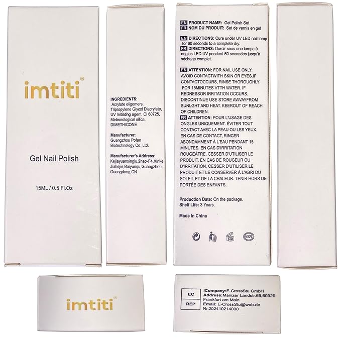 Imtiti Jelly Gel Nail Polish, 1 Pcs 0.5 Fl Oz Blue Jelly Gel Polish Soak Off LED U V Nail Gel Polish Sheer Transparent Gel Nail Polish DIY Nail Art Starter Manicure Salon Gel Nail Kit for Women Girls