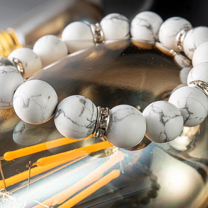 Healing Bracelet For Women Anxiety Crystal Bracelet Chakra Beaded Bracelets Rose Quartz Crystals And Healing Stones Yoga Bead Bracelet Calming Stretch Bracelet Stress Relief Gifts For Women