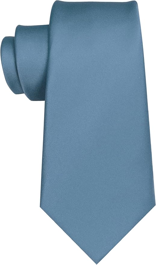 JEMYGINS Solid Color Tie Mens Necktie for Business and Wedding