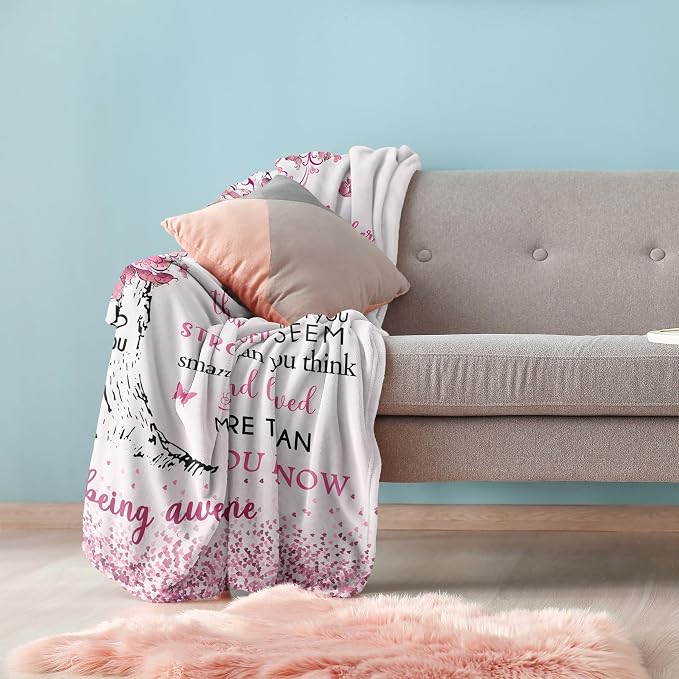 Vuinezo 20th Birthday Gifts Blanket 50"X60", 20th Birthday Decorations, 20 Year Old Girl Gifts, Bday Gift for 20 Year Old Female, 20th Birthday Gifts for Women/Daughter/Niece