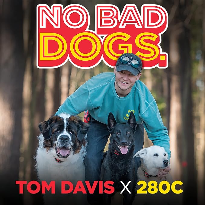 Dogtra E-Collar Tom Davis 280C Boost & Lock, Waterproof, 1/2-Mile Range Dog Training Collar with Remote, Rechargeable, 127 Levels, Vibration, Bungee, No Bad Dogs Trainer for Small, Medium, Large Dogs
