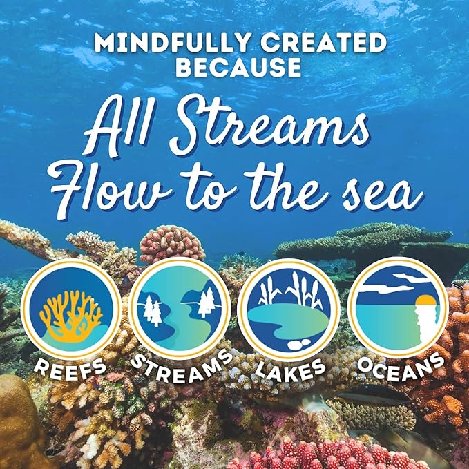 STREAM 2 SEA Boaters and Campers Hair Shampoo and Conditioner Set, 4 oz Reef Safe Fragrance Free All Natural Shampoo and Conditioner For Camping, Hiking and Boating, Paraben Free Hair Care