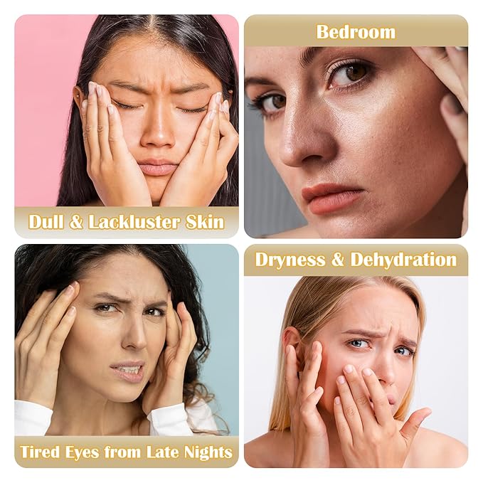 24K Gold Eye Mask – Firming Eye Gel Patches for Wrinkles & Dark Circles, Brightening Under Eye Care