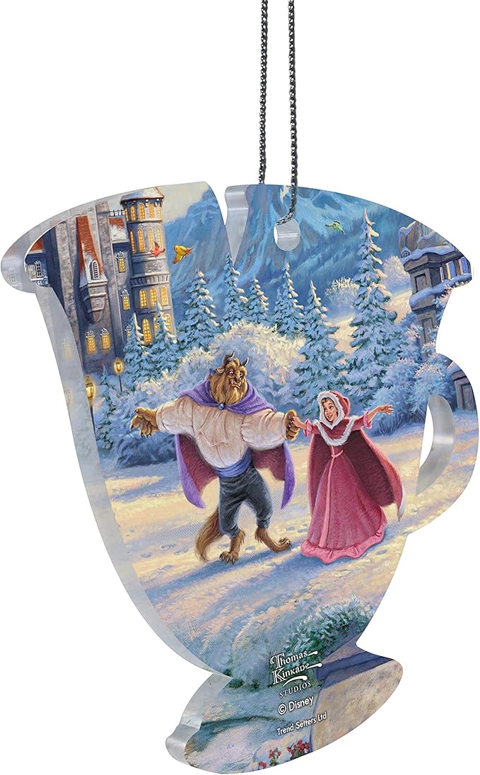 Disney – Beauty and The Beast Winter Enchantment – Chip Potts Teacup Shaped Hanging Acrylic Print Accessory –Perfect for Gifting or Collecting ACPTEACUP566