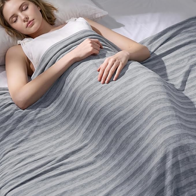 Cooling Blanket 60"x90" Summer Cooling Blanket for Hot Sleepers | Cold Summer Bed Blanket Keeps Cool for Night Sweats, Soft Lightweight Breathable Sofa Blankets for Kid Adults