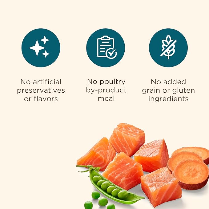 Nutrish Grain Free Salmon Dry Dog Food, 11.5 lb. Bag (Rachael Ray) | Made with Sweet Potatoes to Support a Healthy Digestion, No Added Grain or Gluten Ingredients or No Poultry By-Product Meal